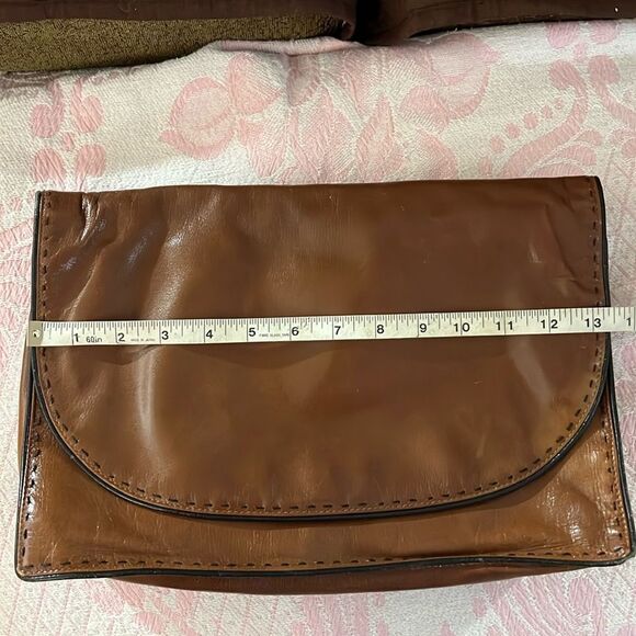 Desmo Clutch Bag | Made in Italy | Imperfection on Back | Measurements in Photos - Picture 2 of 15